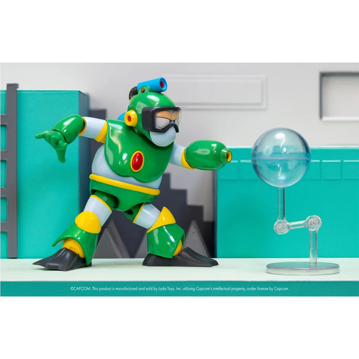 Jada Toys Mega Man Bubble Man Deluxe Wave 3 1:12 Scale Action Figure