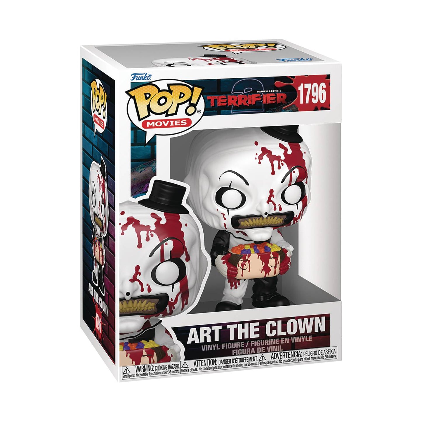 Funko POP! Movies Terrifier Art the Clown with Head Figure #1796
