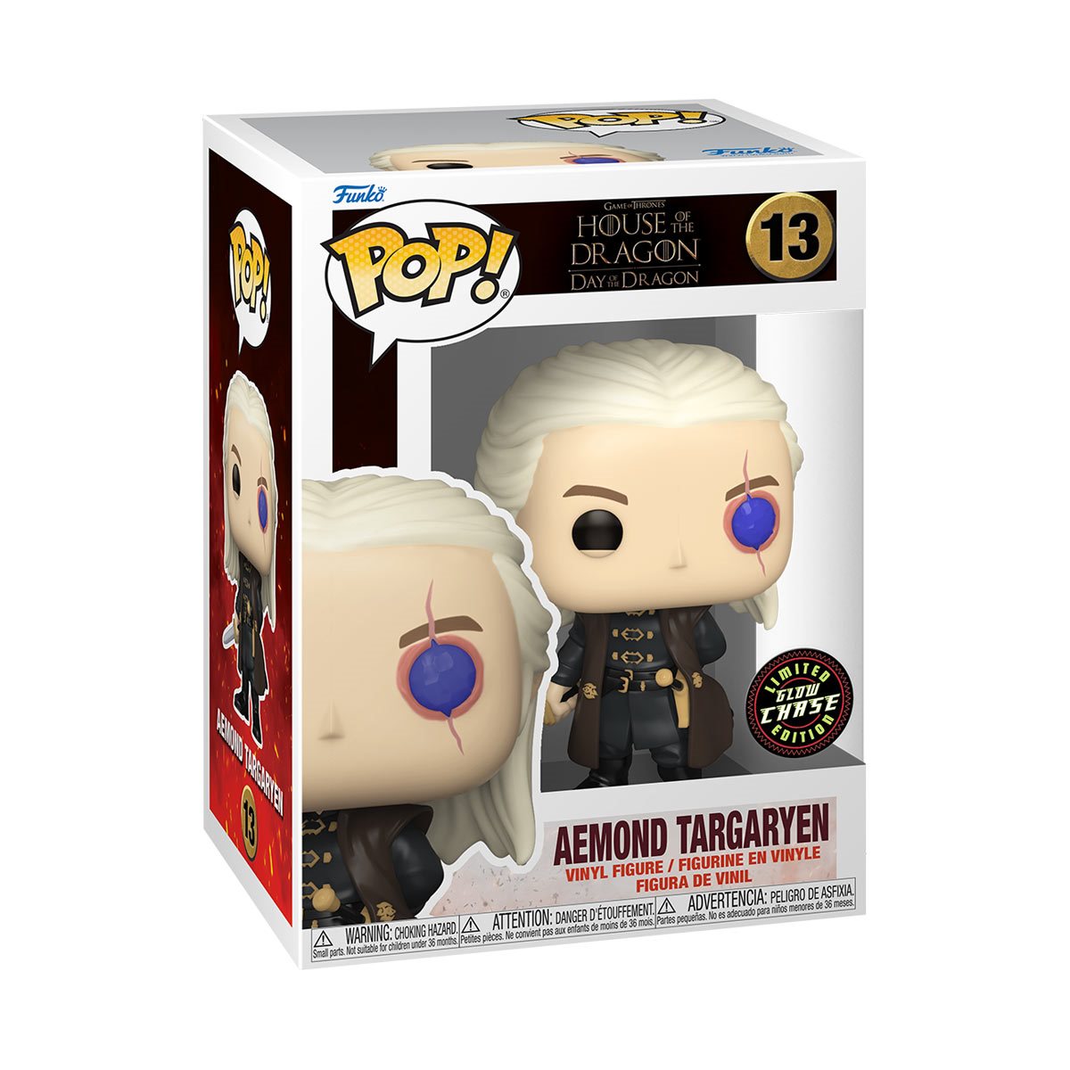 House of the Dragon Aemond Targaryen Funko Pop! Vinyl Figure #13 (2 Variants)