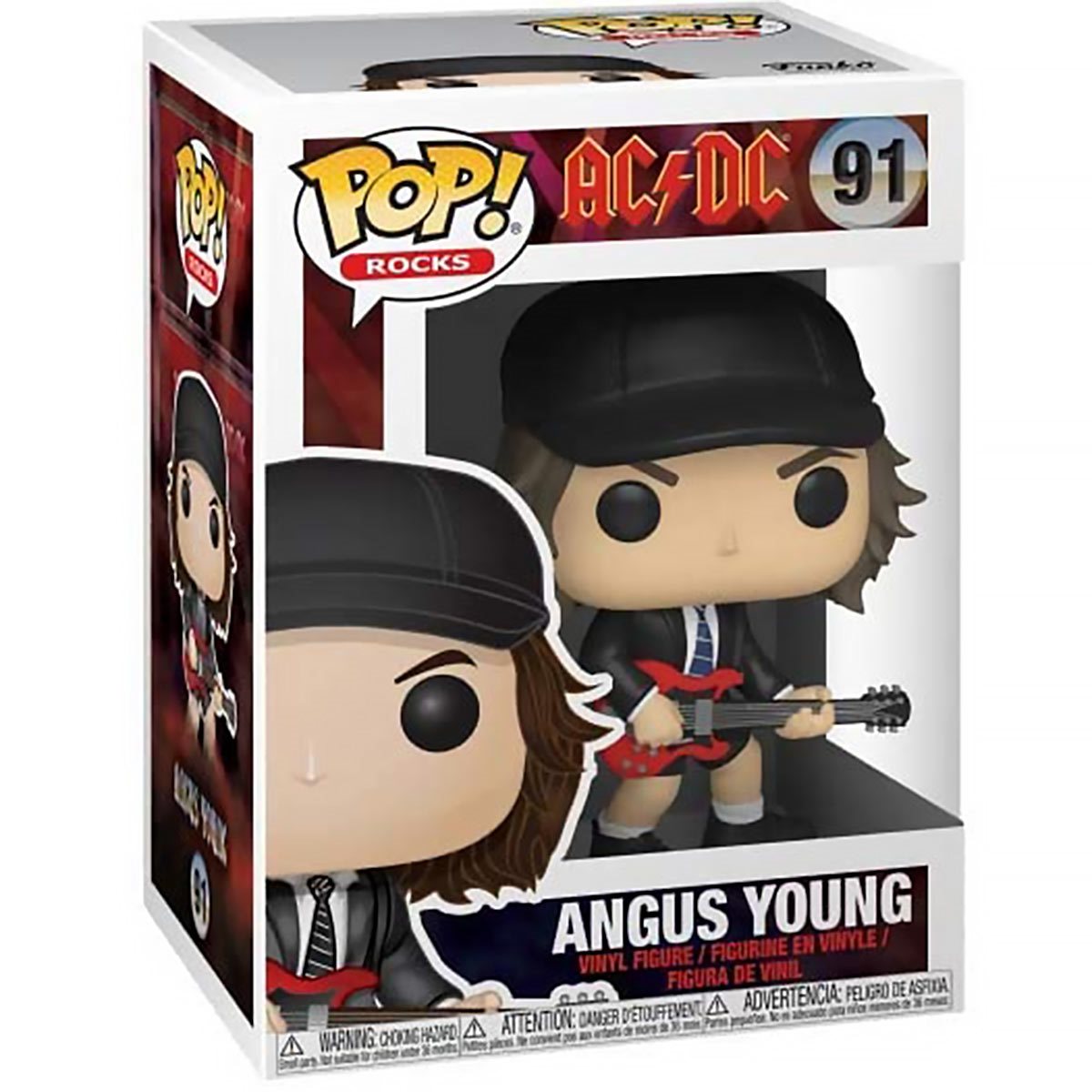 Funko POP! Rocks AC/DC Angus Young Figure #91 (Re-Run) [Chase Available]