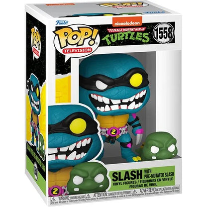 Funko POP! #1558 Teenage Mutant Ninja Turtles Slash with Pre-Mutated Slash