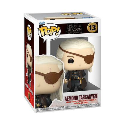 House of the Dragon Aemond Targaryen Funko Pop! Vinyl Figure #13 (2 Variants)