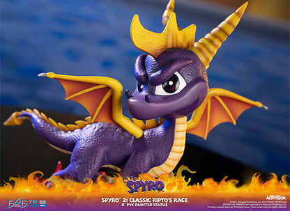 First 4 Figures Spyro™ 2: Classic Ripto's Rage 8" PVC Statue (Standard Edition)