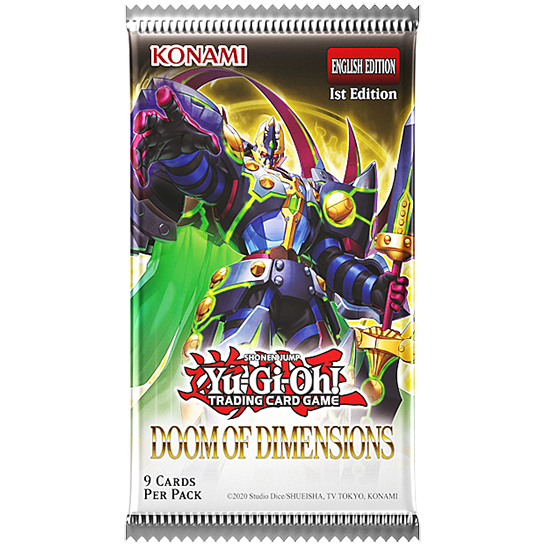 Konami Yu-Gi-Oh! Doom of Dimensions English 1st Edition Booster Box