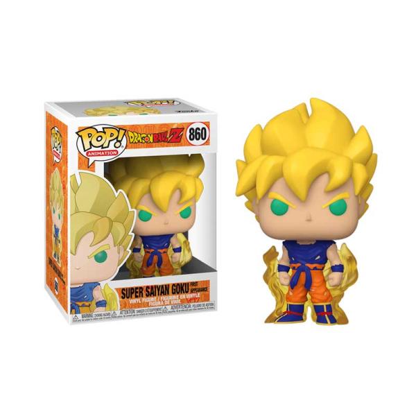 Funko POP! Anime Dragonball Z Super Saiyan Goku 1st Appearance Figure #860 (Re-Run)