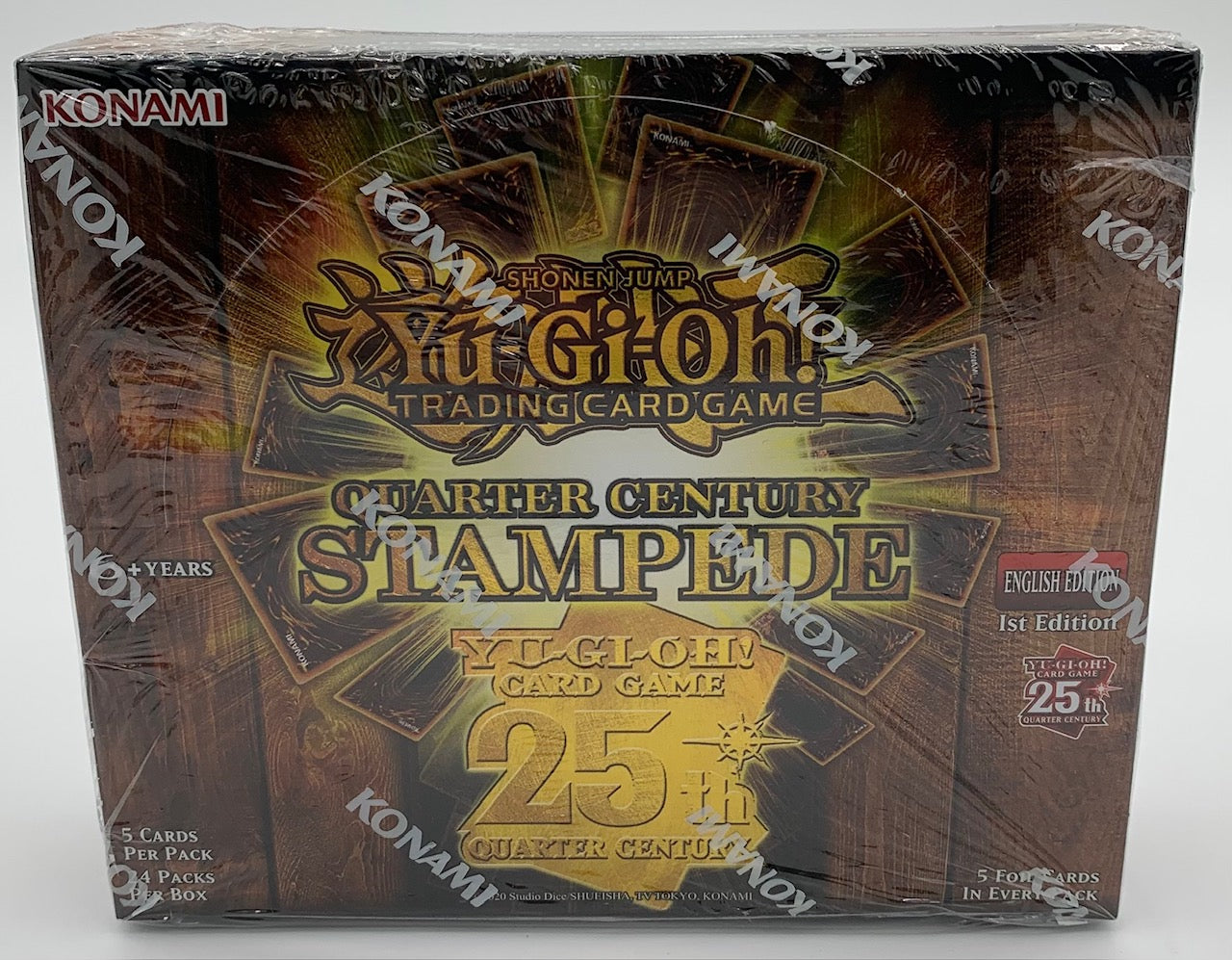 Konami Yu-Gi-Oh! Quarter Century Stampede English 1st Edition Booster Box
