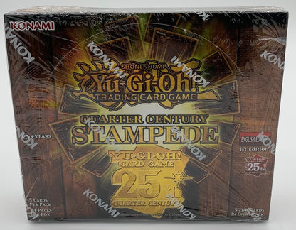 Konami Yu-Gi-Oh! Quarter Century Stampede English 1st Edition Booster Box