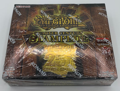 Konami Yu-Gi-Oh! Quarter Century Stampede English 1st Edition Booster Box