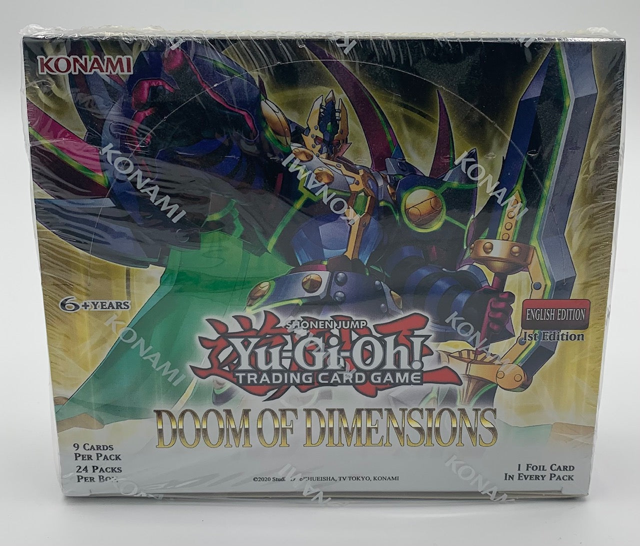 Konami Yu-Gi-Oh! Doom of Dimensions English 1st Edition Booster Box