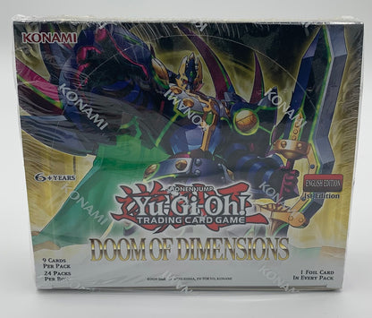 Konami Yu-Gi-Oh! Doom of Dimensions English 1st Edition Booster Box