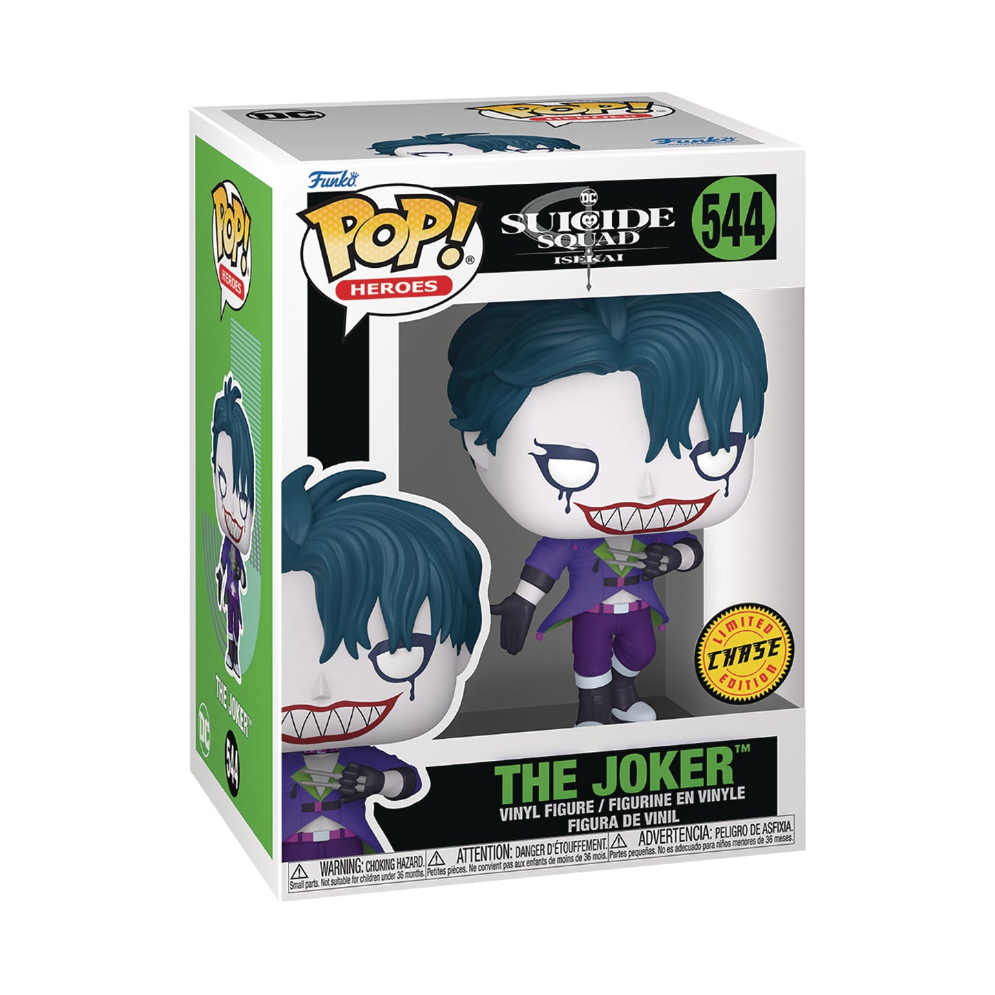 Funko POP! Heroes Suicide Squad Isekai The Joker Figure #535 (Chase Available)