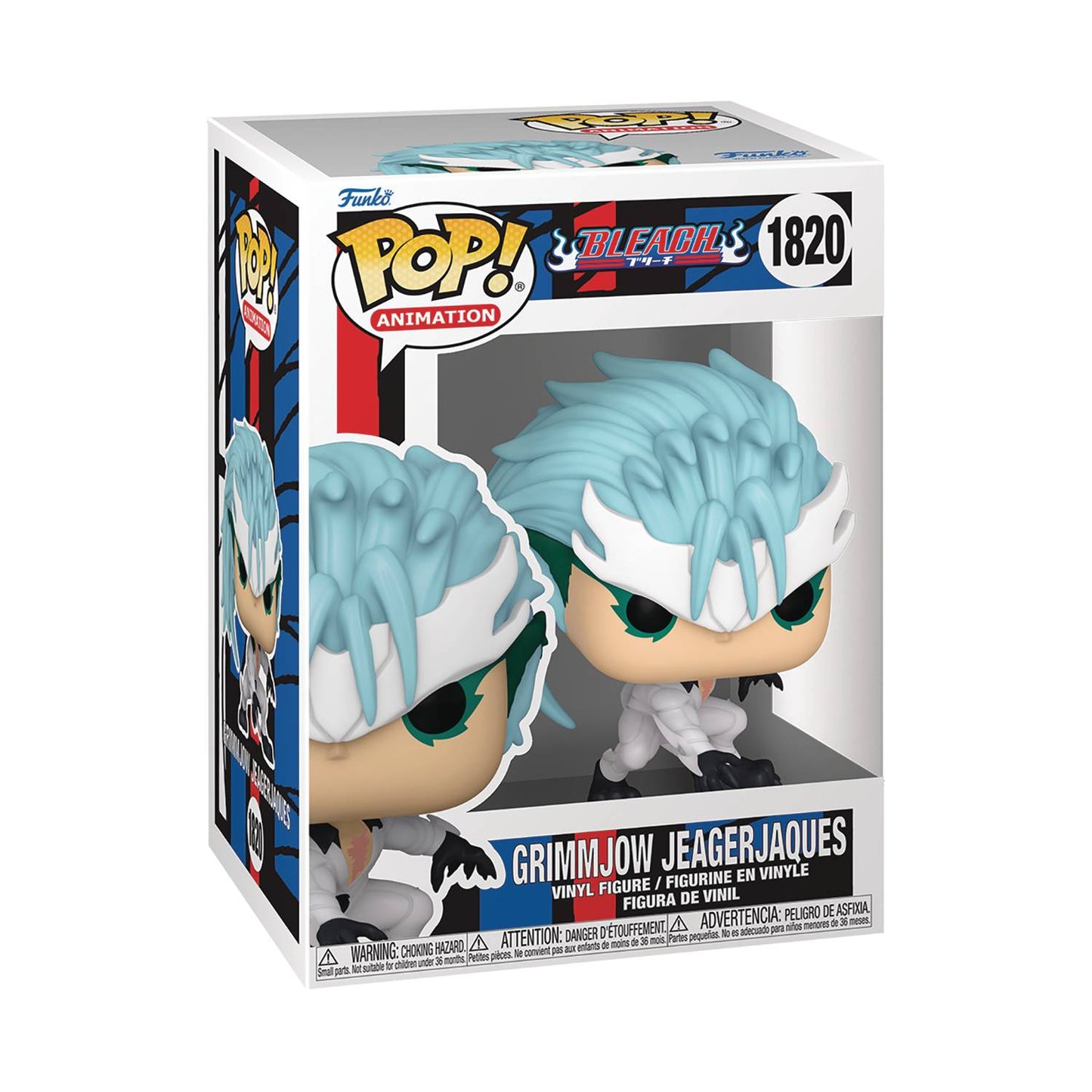 Funko POP! Anime Bleach Season 6 Grimmjow Jeagerjaques Figure #1820 (Chase Available)