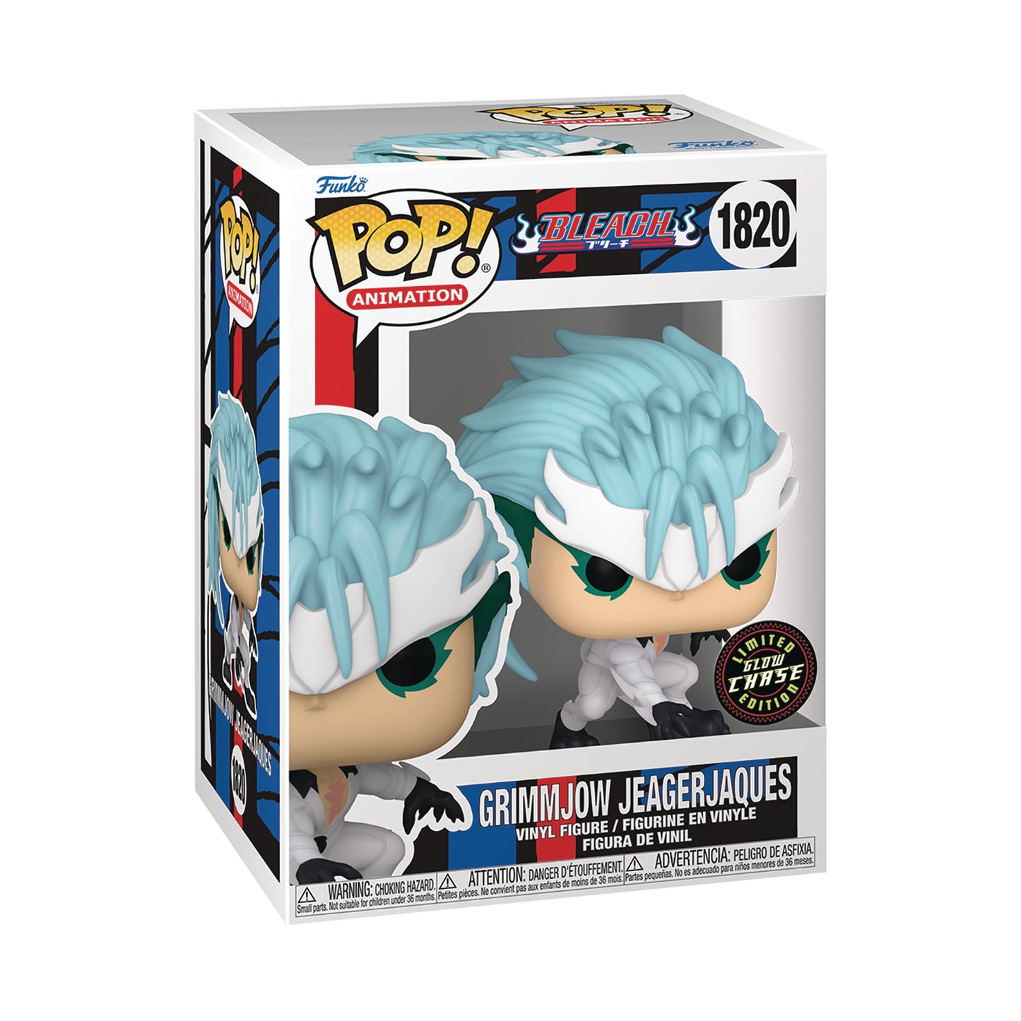 Funko POP! Anime Bleach Season 6 Grimmjow Jeagerjaques Figure #1820 (Chase Available)