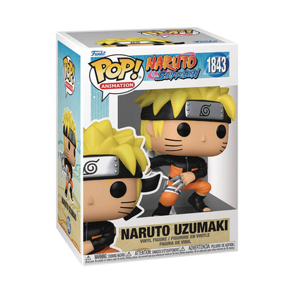 Funko POP! Anime Naruto Shippuden Season 14 Naruto Uzumaki with Shuriken Figure #1843 (Chase Available)