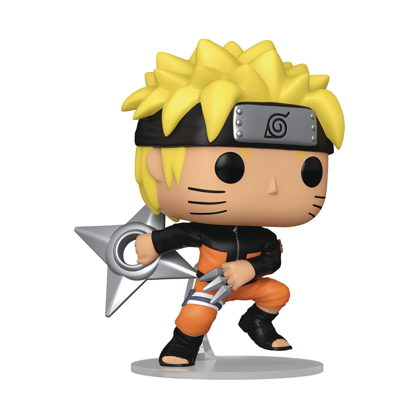 Funko POP! Anime Naruto Shippuden Season 14 Naruto Uzumaki with Shuriken Figure #1843 (Chase Available)