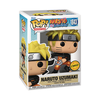 Funko POP! Anime Naruto Shippuden Season 14 Naruto Uzumaki with Shuriken Figure #1843 (Chase Available)