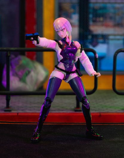 Jada Toys Cyberpunk Edgerunners Lucy Kushinada 1:12 Scale Action Figure