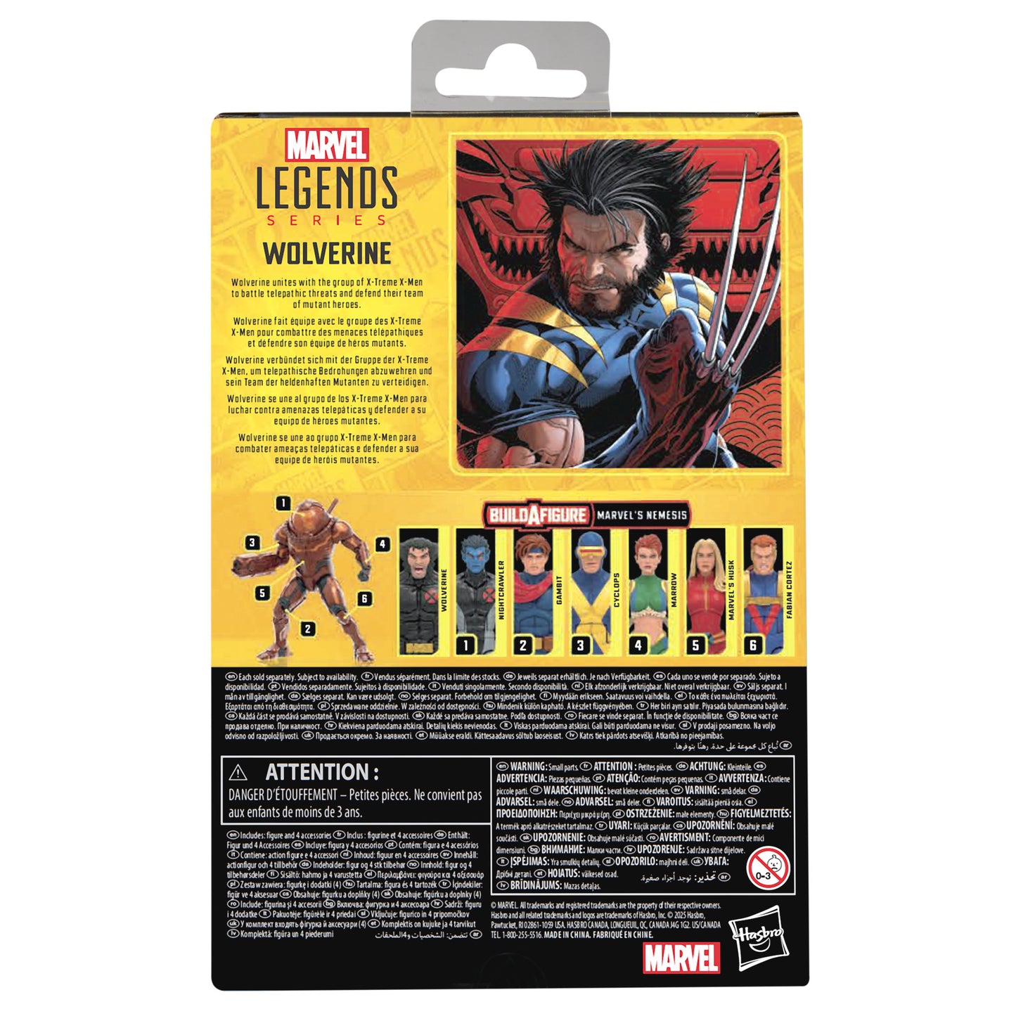 Hasbro X-Men Marvel Legends Wolverine X-Treme 6-Inch Action Figure
