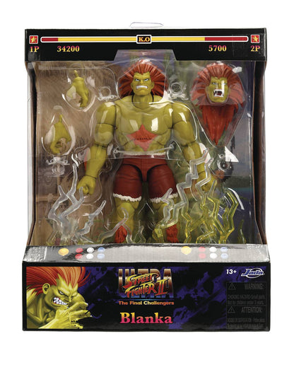 Jada Toys Ultra Street Fighter II Blanka 6-Inch Scale Deluxe Action Figure