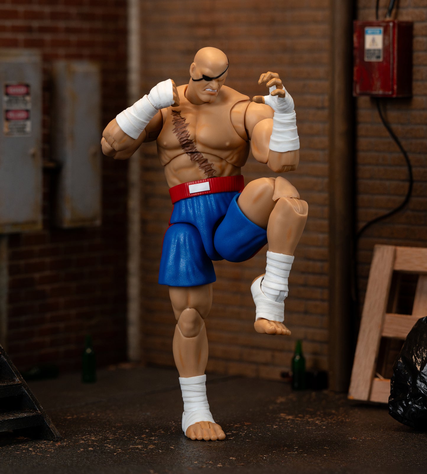 Jada Toys Ultra Street Fighter II Sagat 6-Inch Scale Deluxe Action Figure