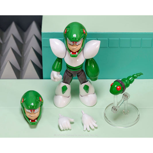 Jada Toys Mega Man Snake Man Wave 4 4.5" Action Figure [PREORDER]