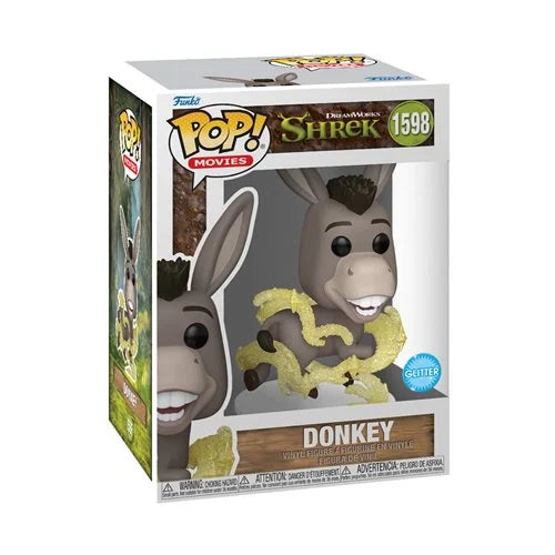 Funko POP! #1598 Shrek DreamWorks 30th Anniversary Donkey (Glitter)
