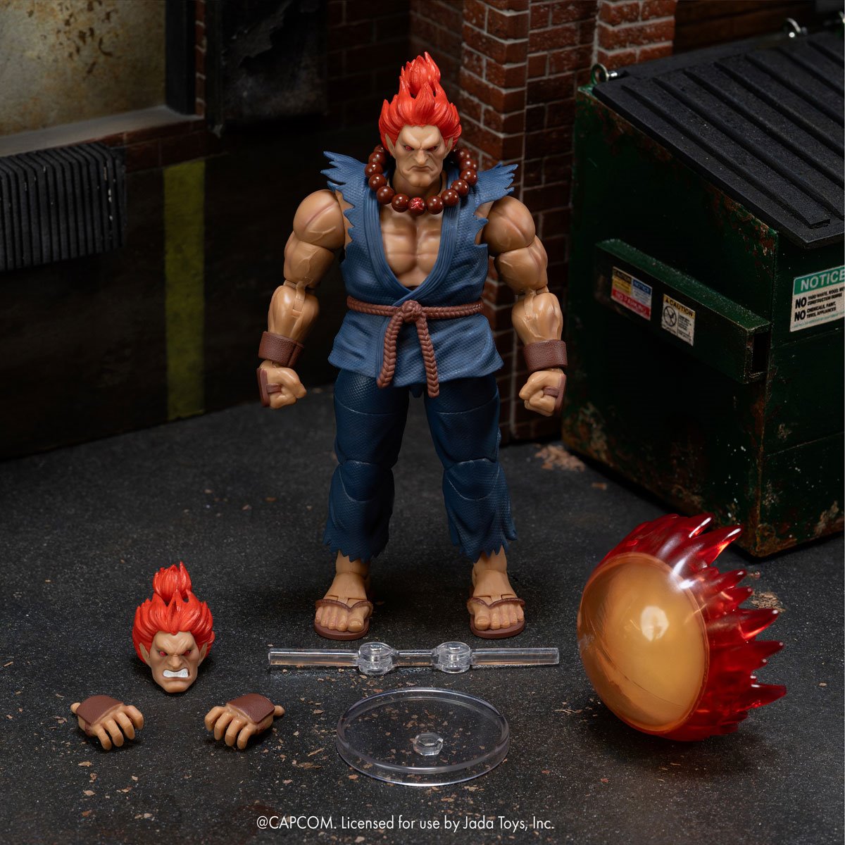 Jada Toys Ultra Street Fighter II Akuma 6-Inch Scale Action Figure