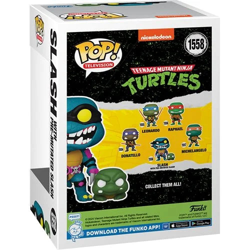 Funko POP! #1558 Teenage Mutant Ninja Turtles Slash with Pre-Mutated Slash