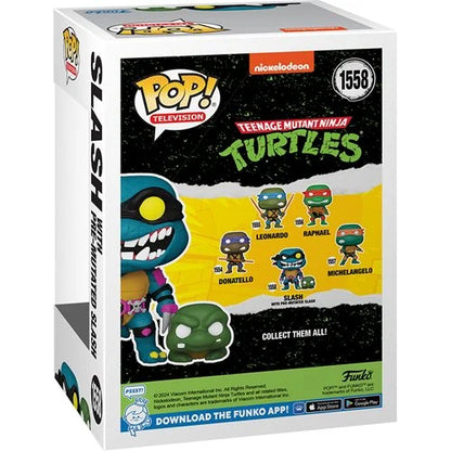 Funko POP! #1558 Teenage Mutant Ninja Turtles Slash with Pre-Mutated Slash